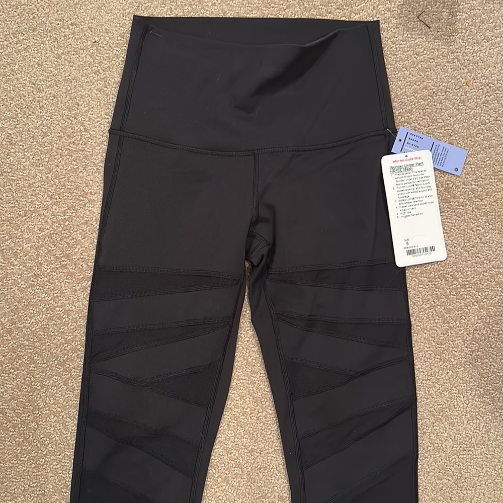 Wunder Under Pant Mesh, size 6, new w tags